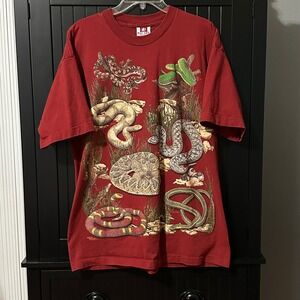 Bayside Snake Graphic T Shirt XL Wildlife Reptile Nature Outdoor Adventure